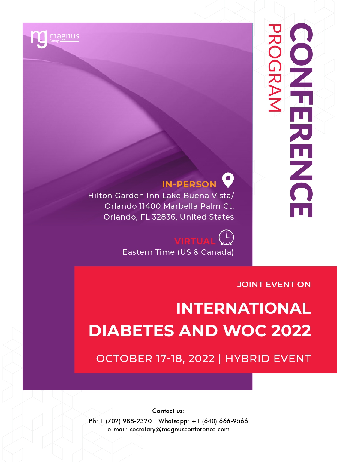 World Obesity and Weight Management Congress | Orlando, Florida, USA Program